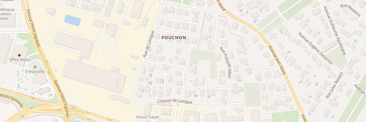 Plan du 10 Rue Mona Lisa à Mérignac
