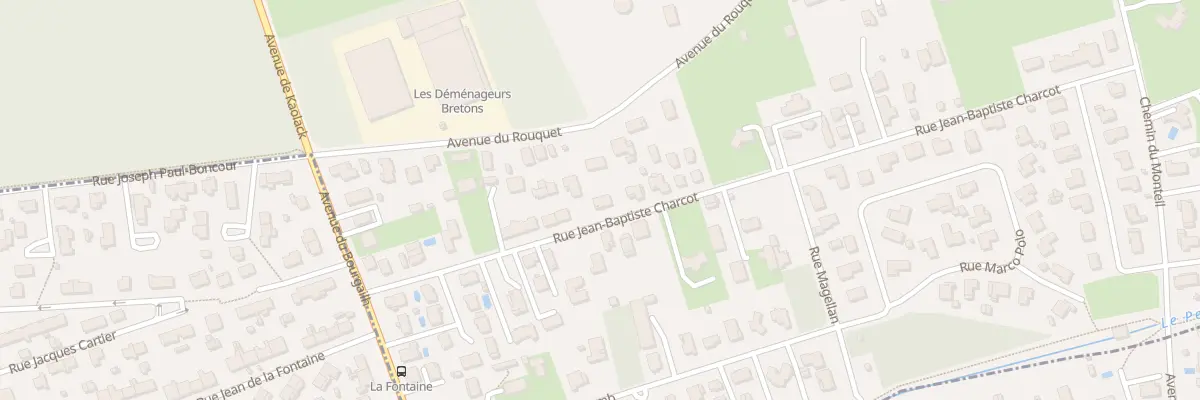 Plan du 22 Rue Jean-Baptiste Charcot à Mérignac