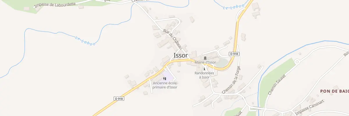 Plan du 16 Rte de Barétous à Issor