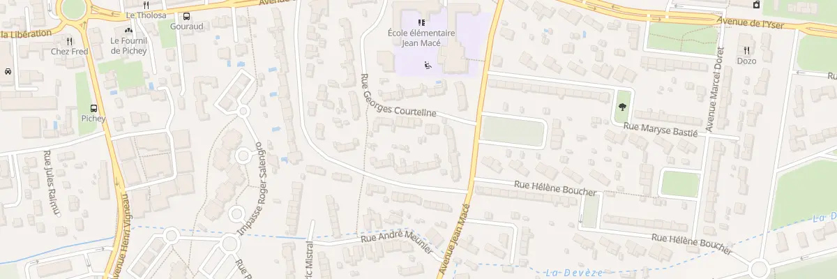 Plan du 29 Rue Georges Courteline à Mérignac