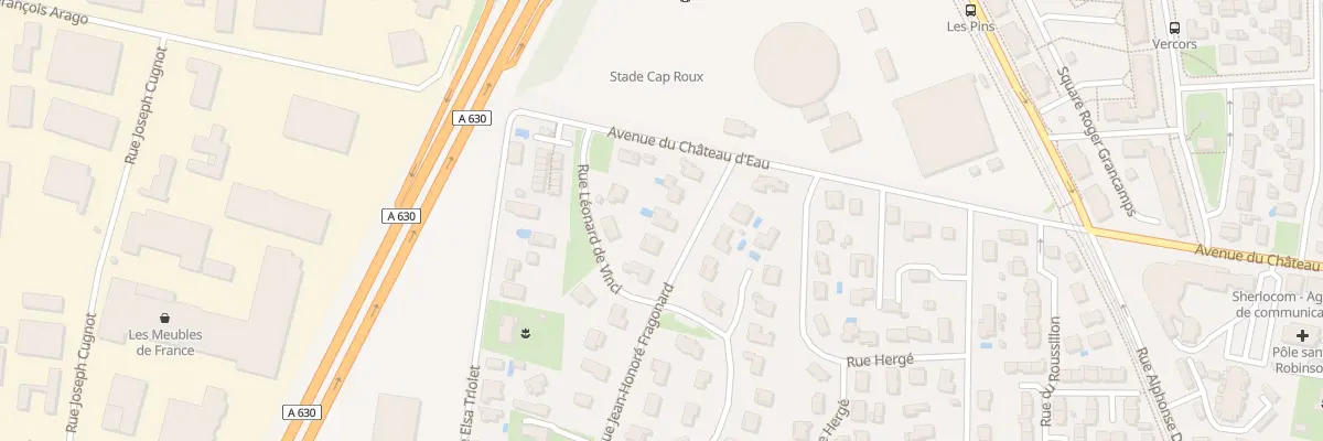 Plan du 20 Av Jean Fragonard à Mérignac