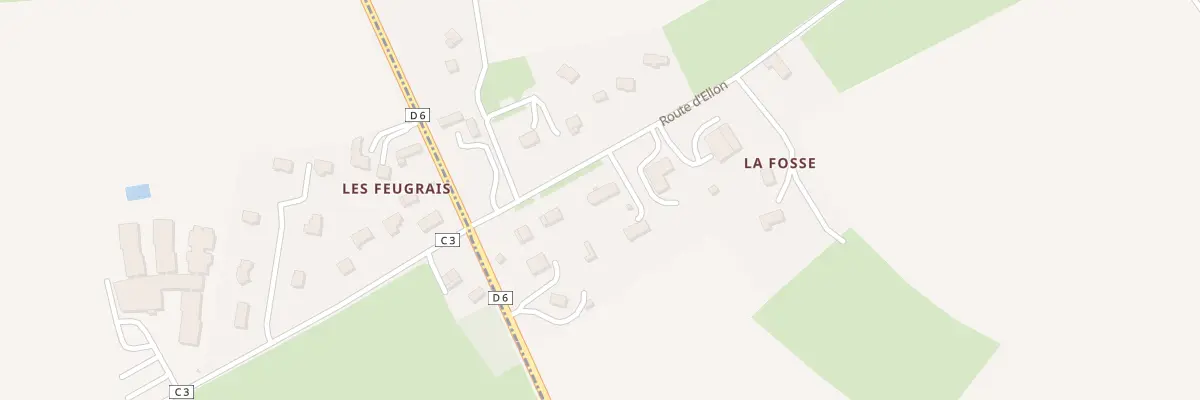 Plan du 13 Rte d’Ellon à Nonant