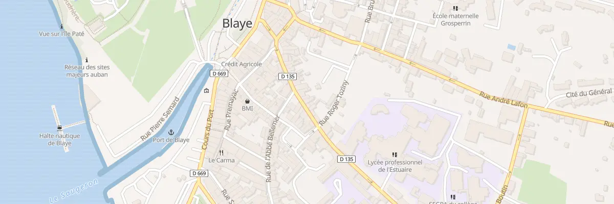 Plan du 27 Rue J Rudel à Blaye