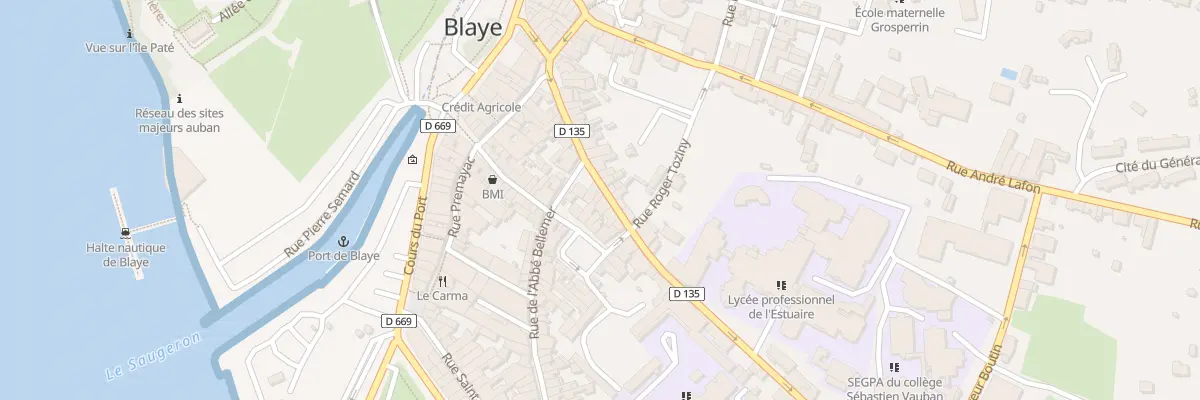 Plan du 20 Rue J Rudel à Blaye