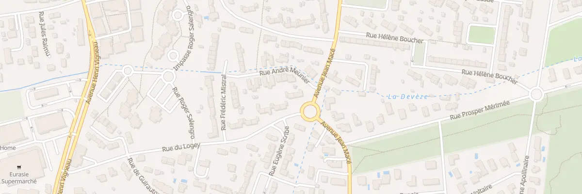 Plan du 3 Rue du Logey à Mérignac