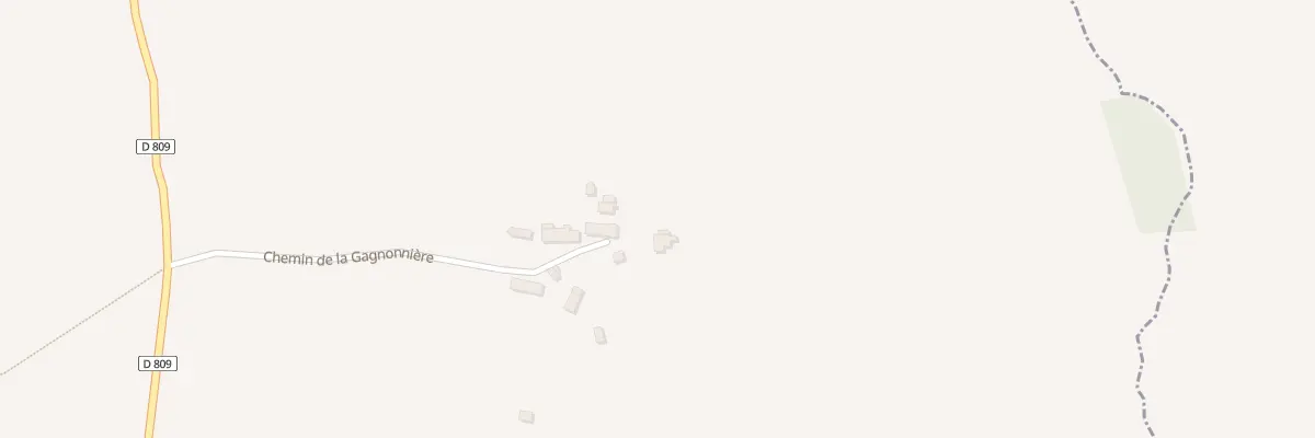 Plan du 311 Che de la Gagnonnière à Lonlay-l’Abbaye