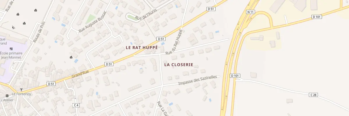 Plan du 2 Imp de la Foye-Monjault à Mauzé-sur-le-Mignon