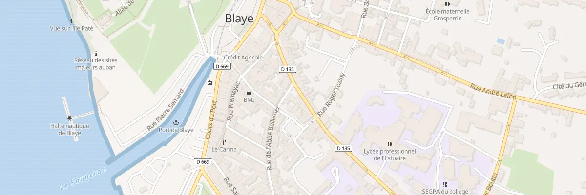 Plan du 16 Rue J Rudel à Blaye