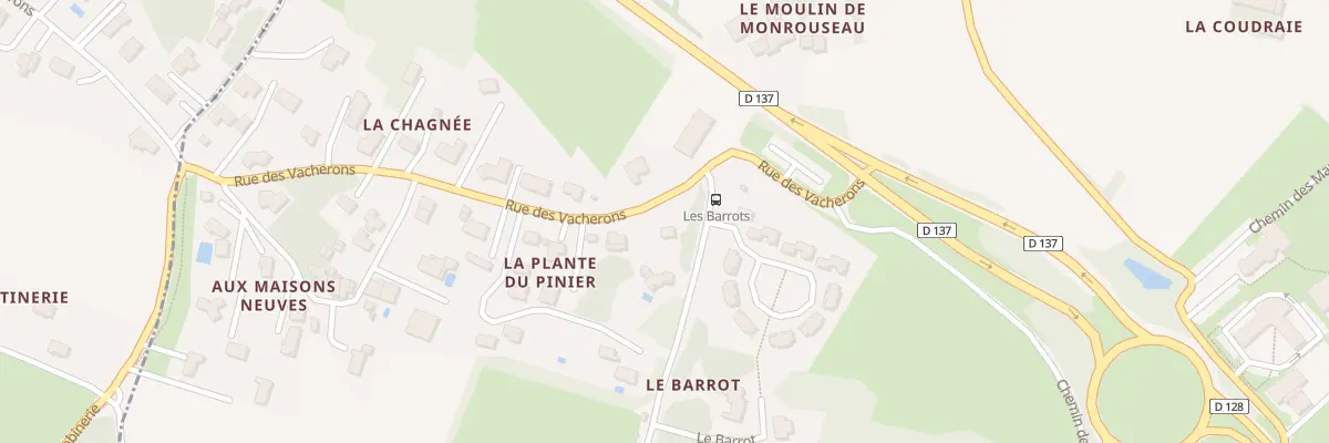 Plan du 2 Rue des Vacherons à Saintes