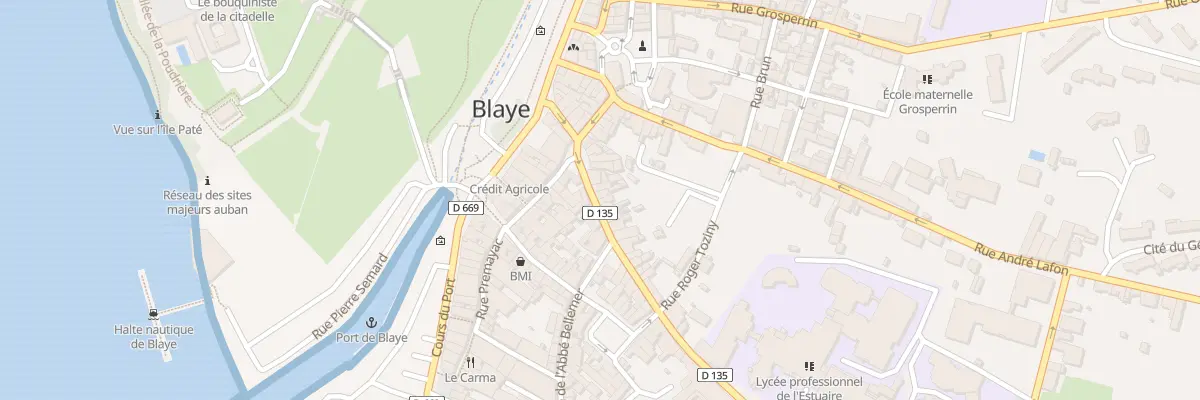 Plan du 7 Rue J Rudel à Blaye