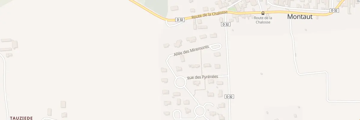 Plan du 48 All des Miremonds à Montaut