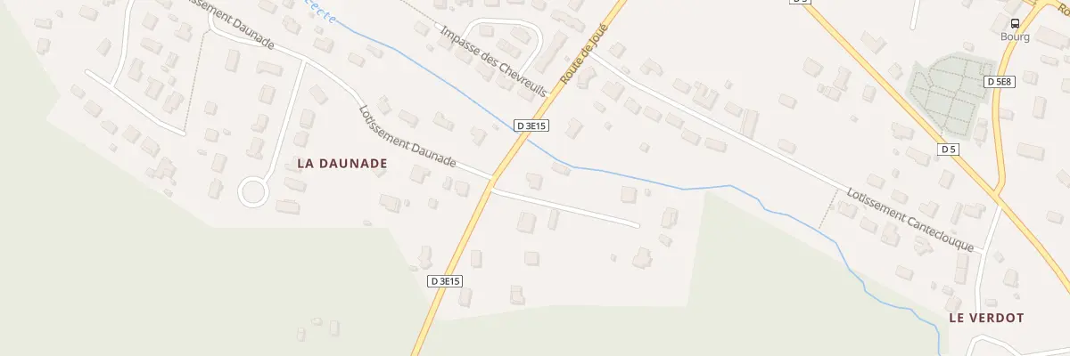Plan du 8 Rte de Joué à Saint-Magne