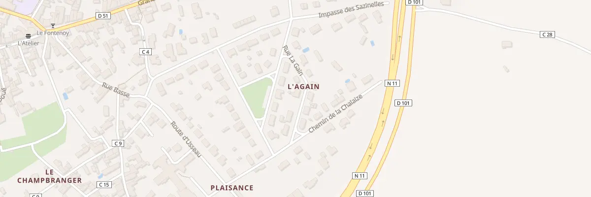Plan du 4 Rue de la Gain à Mauzé-sur-le-Mignon