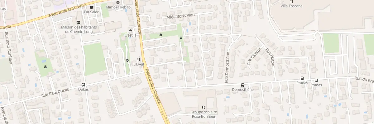 Plan du 113T Rue du Pradas à Mérignac