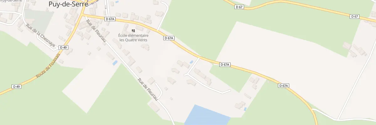 Plan du 2 Imp du Sablon à Puy-de-Serre
