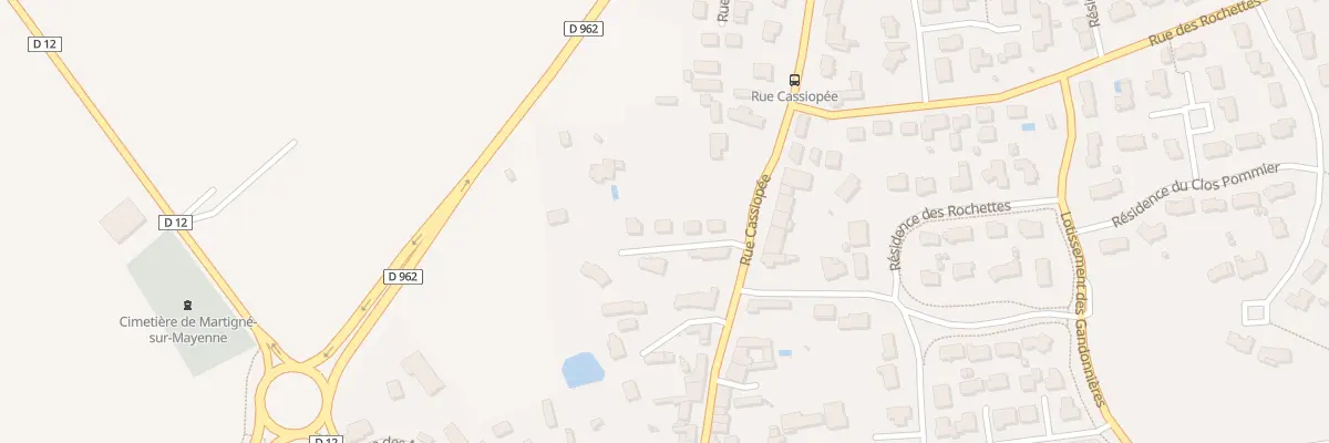 Plan du 6 Rue de la Jametiere à Martigné-sur-Mayenne
