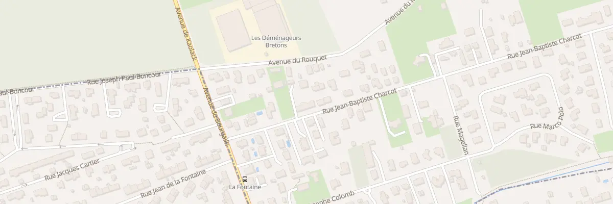 Plan du 14 Rue Jean-Baptiste Charcot à Mérignac