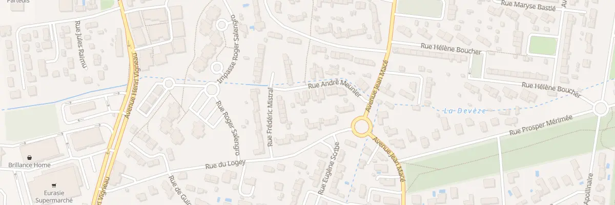 Plan du 12 Rue André Meunier à Mérignac