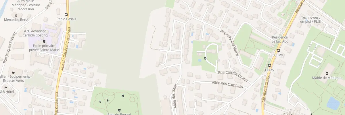 Plan du 3 Sq des Isatis à Mérignac