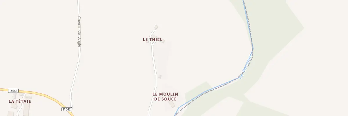 Plan du 5024 Le Theil à Soucé