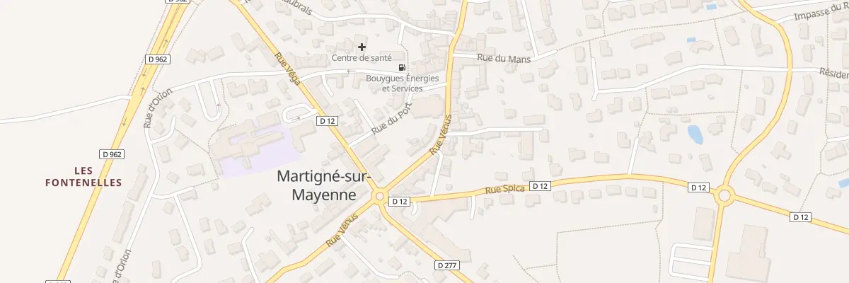 Plan du 4 Rue Venus à Martigné-sur-Mayenne