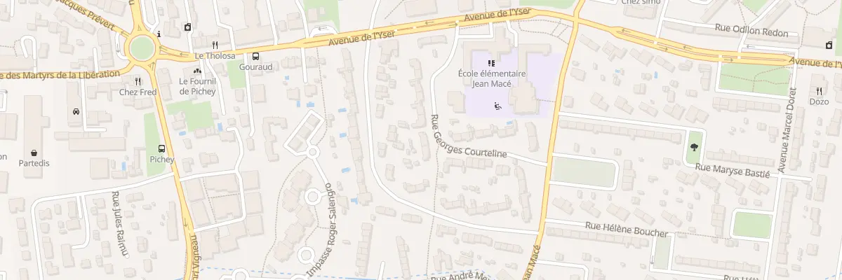 Plan du 15 Rue Georges Courteline à Mérignac