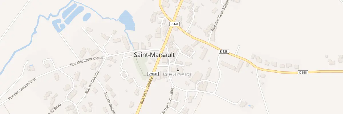 Plan du 405 Pl de l’Eglise Saint Marsault à La Forêt-sur-Sèvre