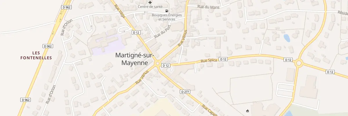 Plan du 9 Rue Venus à Martigné-sur-Mayenne