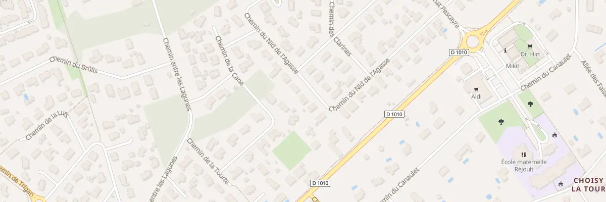 Plan du 28 Che du Nid de l’Agasse à Cestas