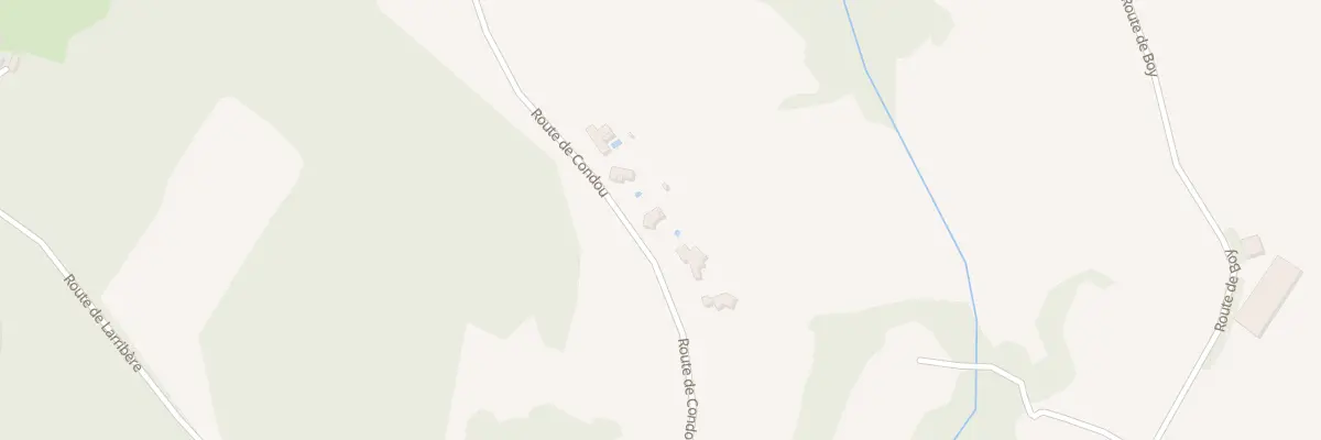 Plan du 760 Rte de Condou à Mesplède