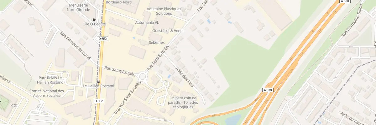 Plan du 9 All des Pins à Eysines