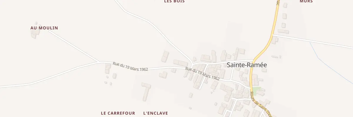 Plan du 5027A Les Enclaves à Sainte-Ramée