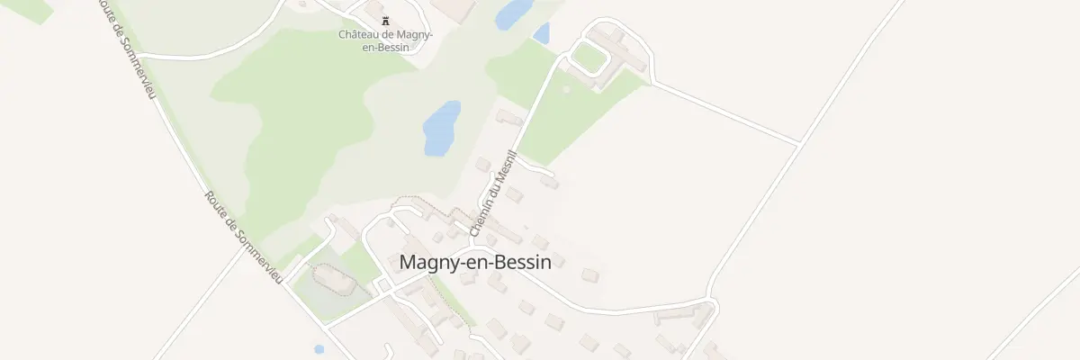Plan du 4 Che du Mesnil à Magny-en-Bessin