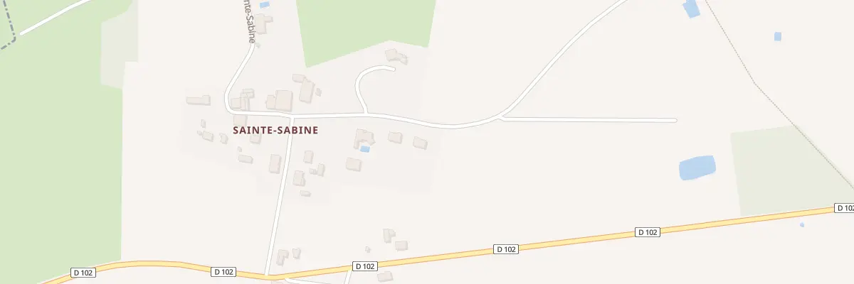 Plan du 12 Rue Ste Sabine au Vanneau-Irleau