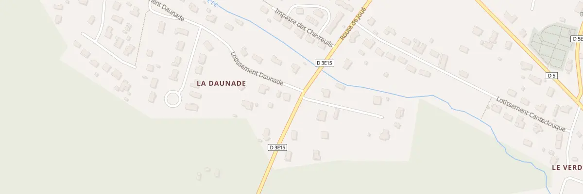 Plan du 7 Rte de Joué à Saint-Magne