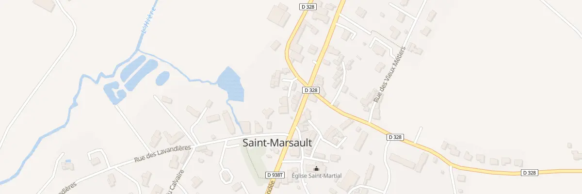 Plan du 20 Rue de la Vendee . St Marsault à La Forêt-sur-Sèvre