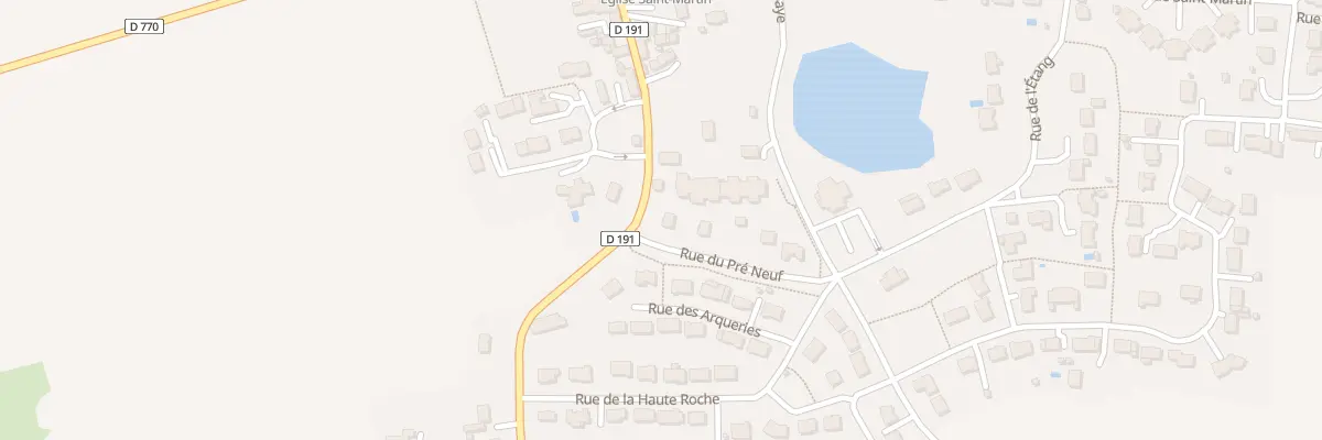 Plan du 14 Rue du Ponceau à Thorigné-d’Anjou