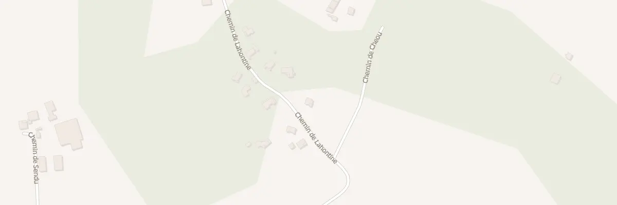 Plan du 648 Che de Lahontine à Saint-Cricq-Chalosse