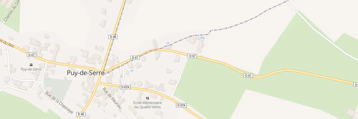 Plan du 48 Rue de la gare à Puy-de-Serre