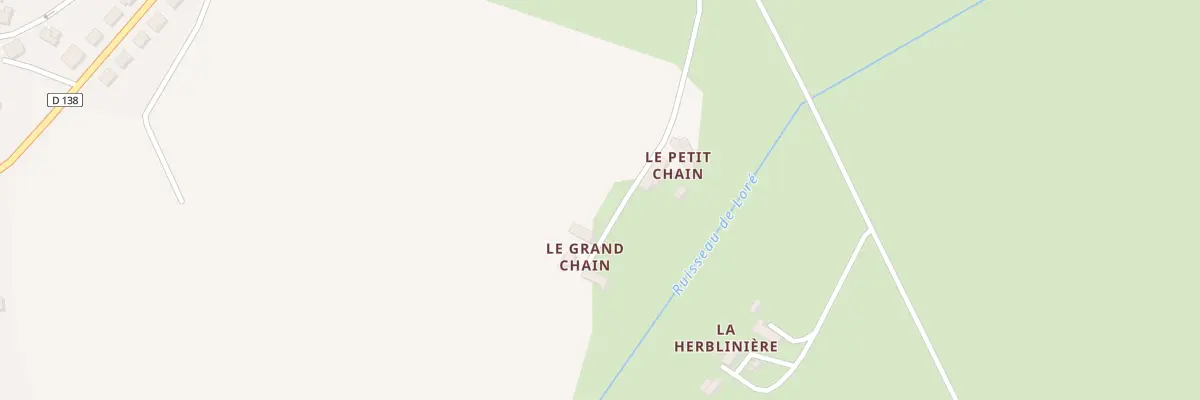 Plan du 292 Le Grand Chain à Oisseau