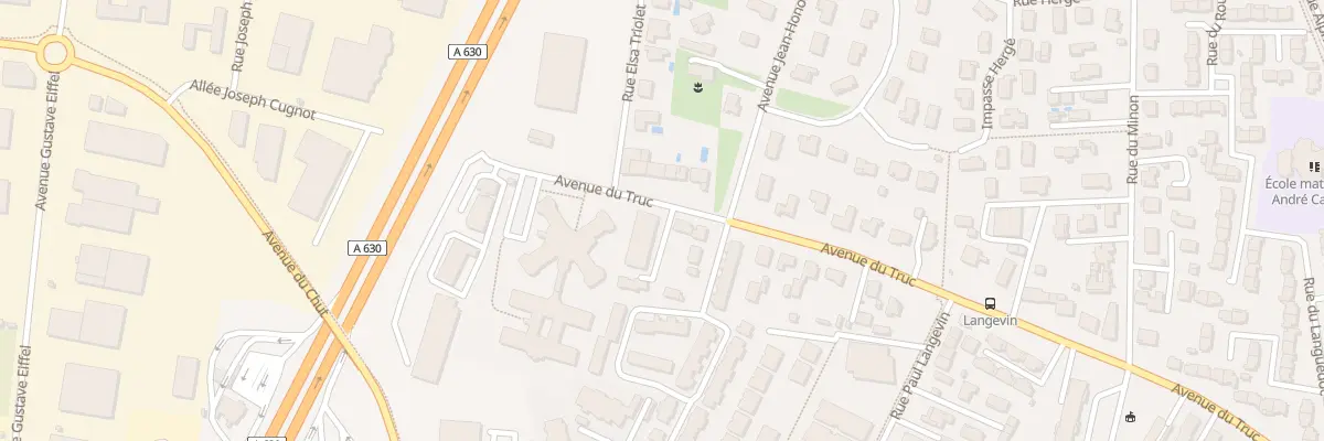 Plan du 164 Av du Truc à Mérignac