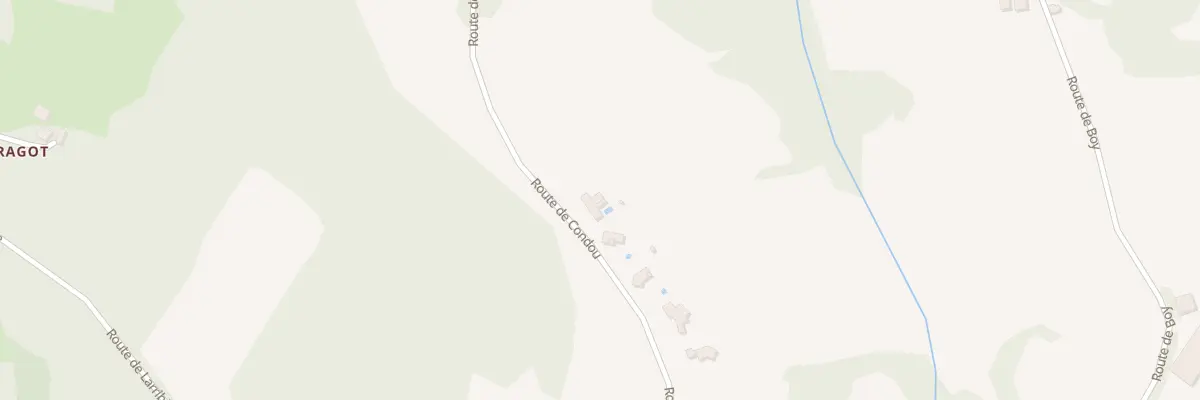 Plan du 815 Rte de Condou à Mesplède