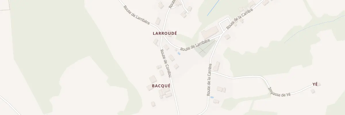 Plan du 200 Rte de Condou à Mesplède