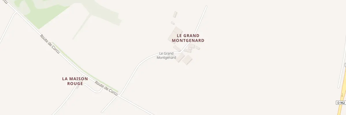 Plan du 1 Le Grand Montgenard à Martigné-sur-Mayenne