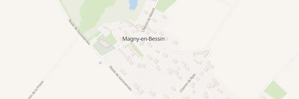 Plan du 6 Grande Rue à Magny-en-Bessin