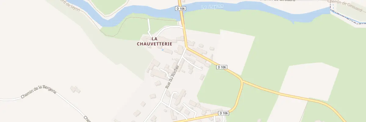 Plan du 4 Rue du Rocher à Val-du-Layon