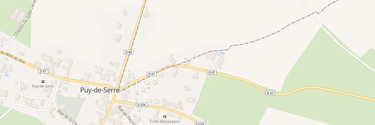 Plan du 37 Rue de la gare à Saint-Hilaire-de-Voust