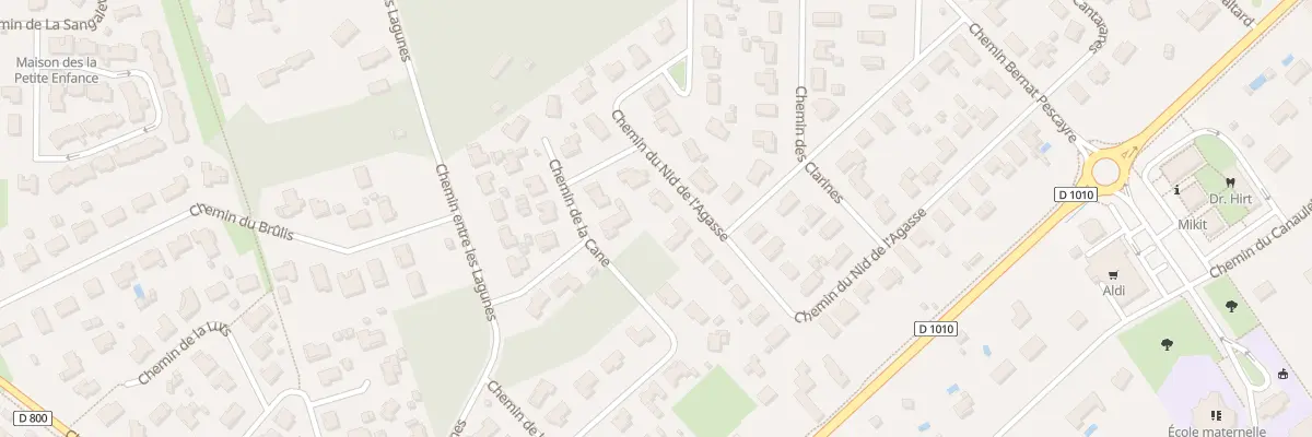 Plan du 36 Che du Nid de l’Agasse à Cestas