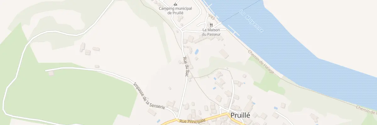 Plan du 6 Rue du Bac à Longuenée-en-Anjou