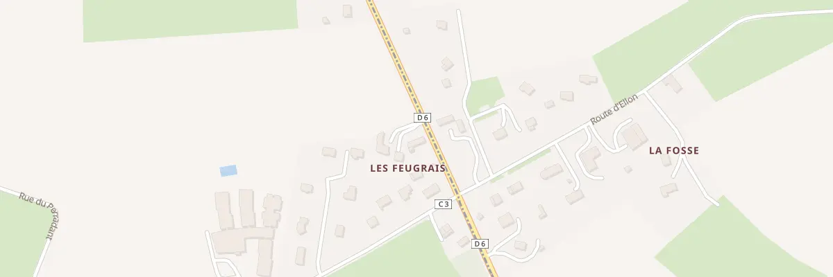 Plan du 1 Rte de Bayeux-Tilly à Ellon
